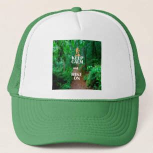 Keep Calm and Hike On Trucker Hat