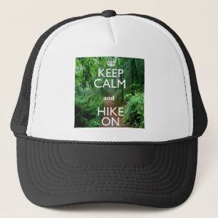 Keep Calm and Hike On Trucker Hat