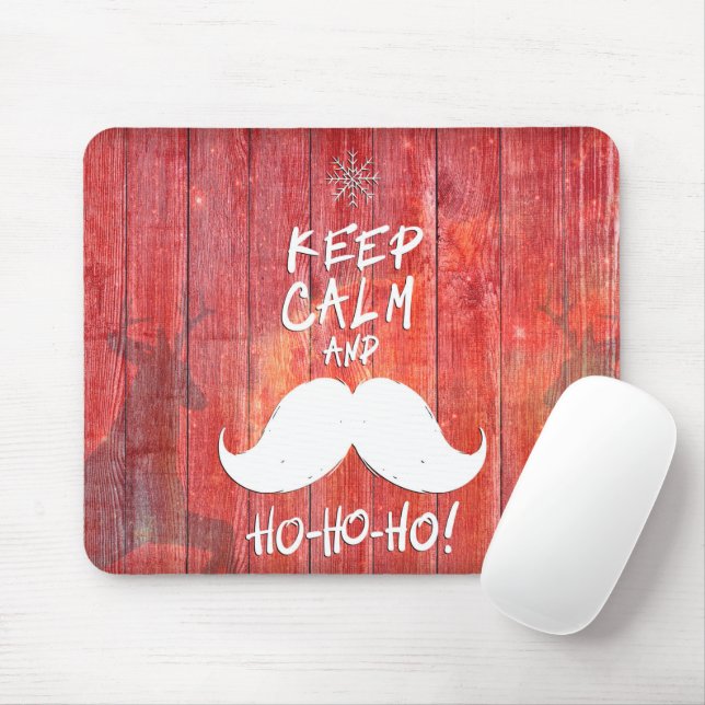 Keep calm and Ho-Ho-ho Mouse Pad (With Mouse)