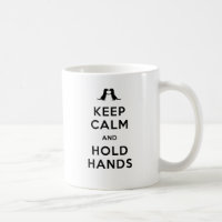 Keep Calm and Hold Hands (Otters Holding Hands)