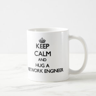 Keep Calm and Hug a Network Engineer Coffee Mug