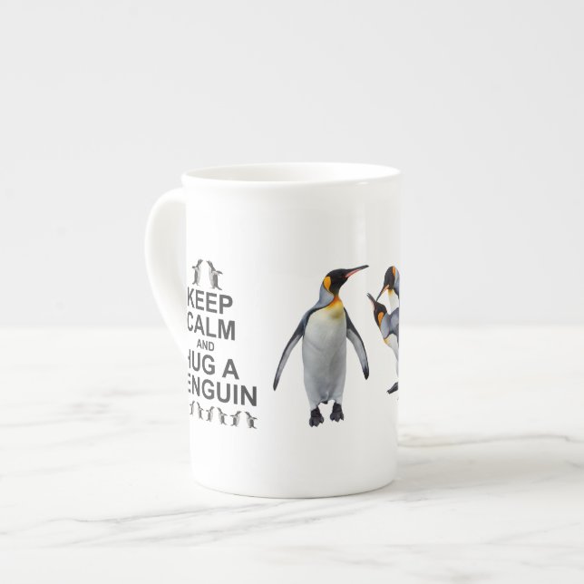 Keep Calm and Hug a Penguin Mug (Front Left)
