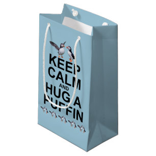 Keep Calm and Hug a Puffin Gift Bag