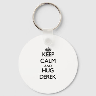 Keep Calm and Hug Derek Key Ring