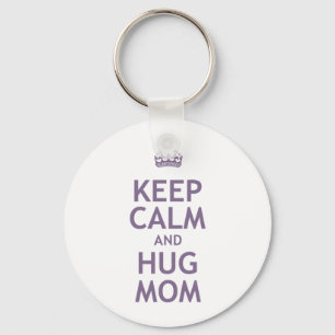 Keep Calm and Hug Mum Key Ring