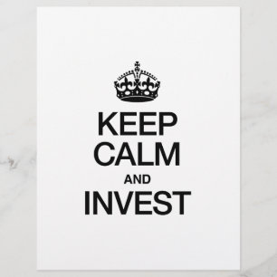 KEEP CALM AND INVEST FLYER