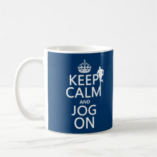 Keep Calm and Jog On Coffee Mug