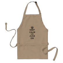 Keep Calm and Juice On! Khaki Apron