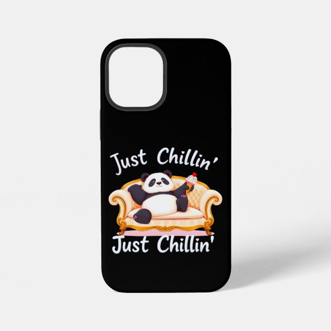 Keep Calm and Just Chillin' with Ice Cream iPhone Case (Back)