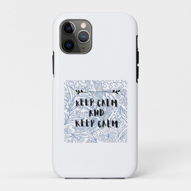 Keep calm and keep calm Case-Mate iPhone case (Back)