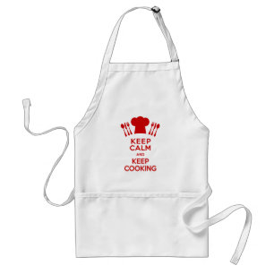 Keep Calm and Keep Cooking Standard Apron