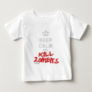 Keep Calm And Kill Zombies - Carry On Gamer Geek Baby T-Shirt