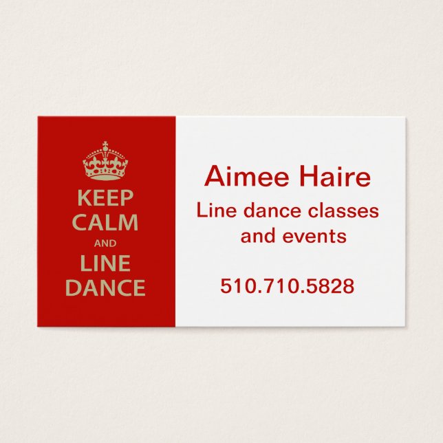 Keep Calm and Line Dance (Front)