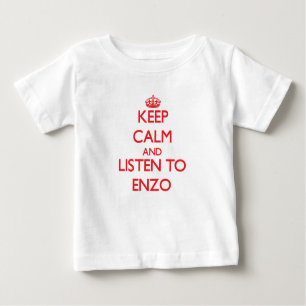 Keep Calm and Listen to Enzo Baby T-Shirt