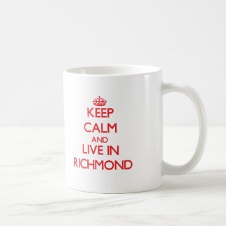 Keep Calm and Live in Richmond Coffee Mug