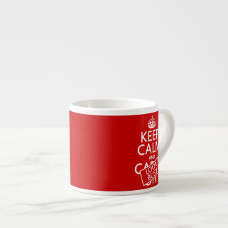 Keep Calm and Look Busy (any colour) Espresso Cup