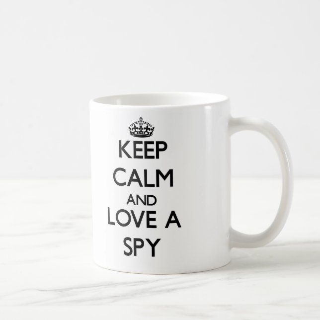 Keep Calm and Love a Spy Coffee Mug (Right)