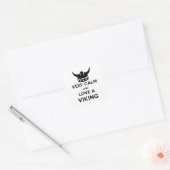 Keep Calm and Love a Viking sticker - square (Envelope)