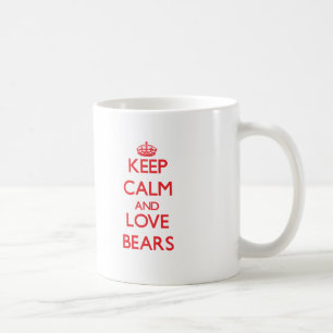 Keep calm and love Bears Coffee Mug