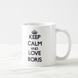 Keep Calm and Love Boris Coffee Mug