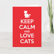 Keep Calm and Love Cats