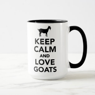 Keep calm and love Goats Mug