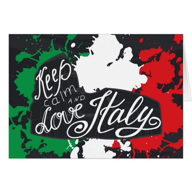 Keep Calm and Love Italy (Front Horizontal)