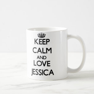 Keep Calm and Love Jessica Coffee Mug