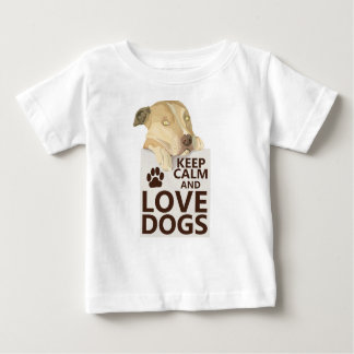 Keep Calm and Love My Big Dogs Photo Baby Baby T-Shirt