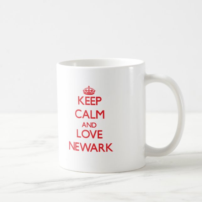 Keep Calm and Love Newark Coffee Mug (Right)