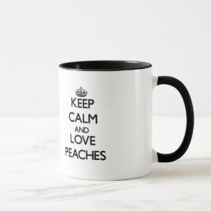Keep calm and love Peaches Mug