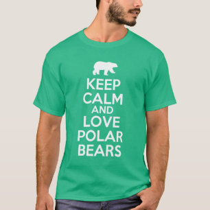 keep calm and love polar bears T-Shirt