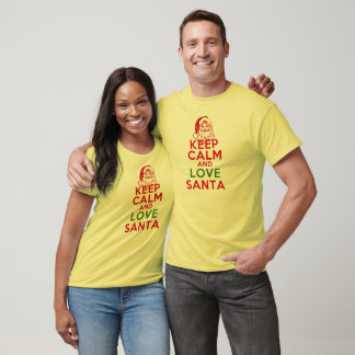 Keep Calm and Love Santa T-Shirt