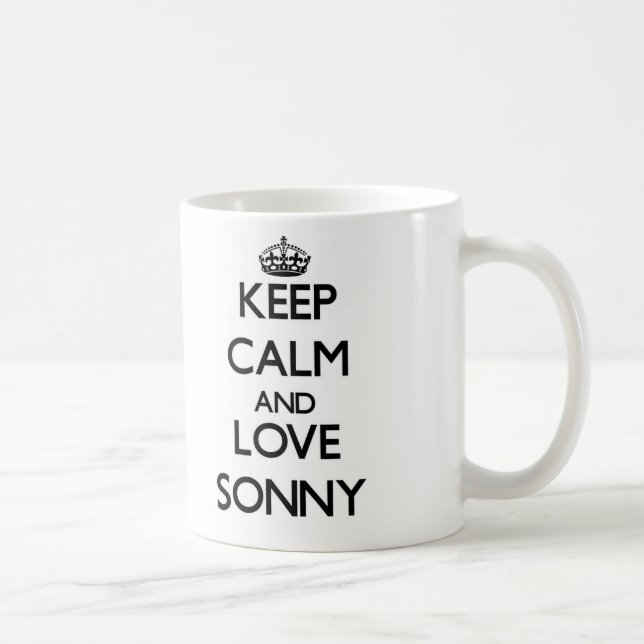 Keep Calm and Love Sonny Coffee Mug (Right)
