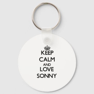 Keep Calm and Love Sonny Key Ring