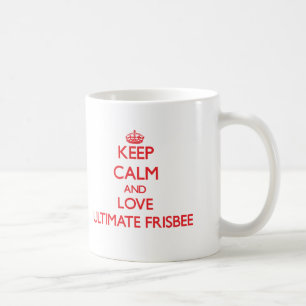 Keep calm and love Ultimate Frisbee Coffee Mug