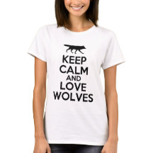 keep calm and love wolves
