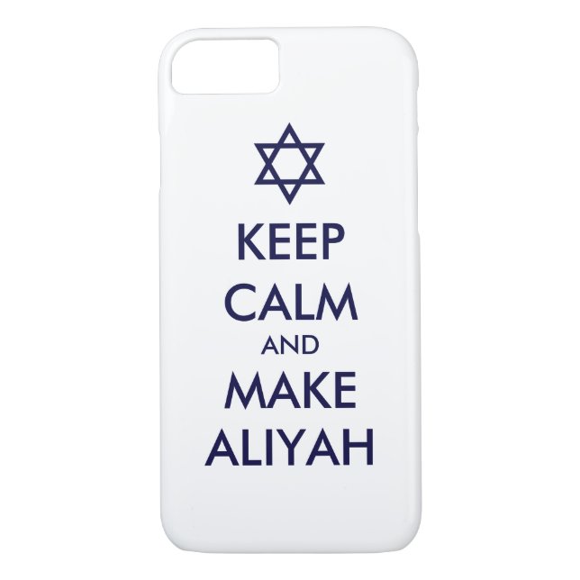 Keep Calm And Make Aliyah Case-Mate iPhone Case (Back)
