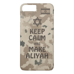 Keep Calm And Make Aliyah - Desert iPhone 8 Plus/7 Plus Case
