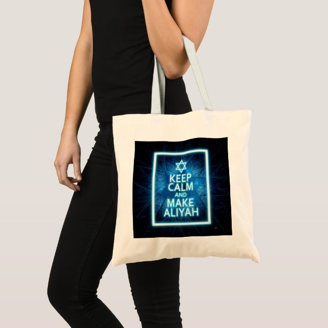 Keep Calm And Make Aliyah Tote Bag (Front (Product))