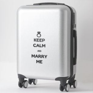 Keep Calm and Marry Me Diamond Ring