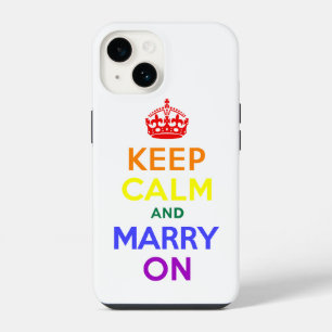 Keep Calm and Marry On iPhone Case
