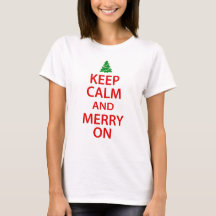 Keep Calm and Merry On Red/Green Christmas