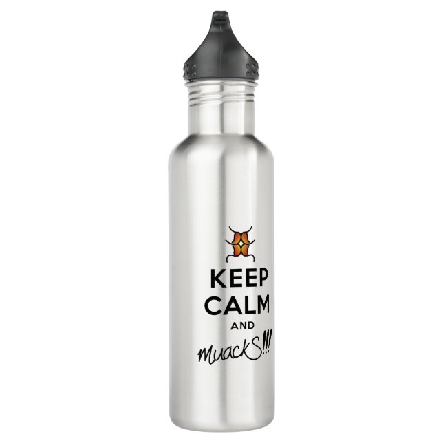 Keep Calm and muackS!!! 710 Ml Water Bottle (Right)