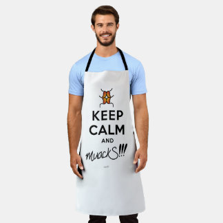 Keep Calm and muackS!!! Apron