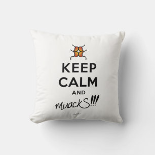 Keep Calm and muackS!!! Cushion