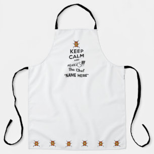 Keep Calm and muackS!!! Personalise Name Apron