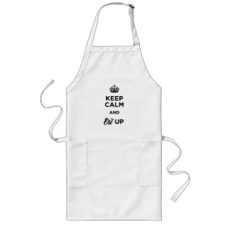 Keep Calm and Oil Up Apron! Long Apron