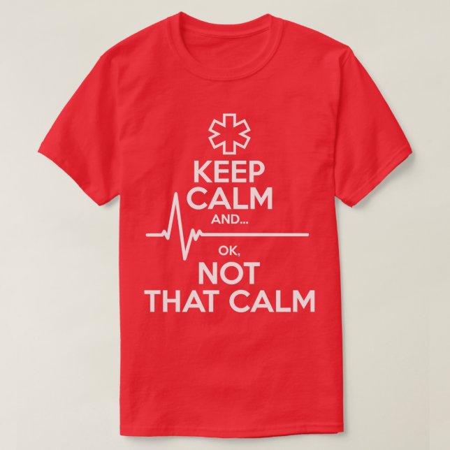 Keep Calm And Ok T-Shirt (Design Front)
