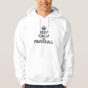 KEEP CALM AND PAINTBALL HOODIE